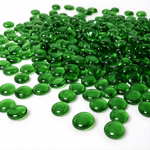 Glass pebbles vase filler - glass,