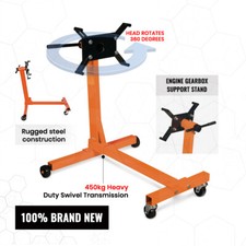 Professional 450kg Swivel Transmission Gearbox Engine Stand Support 1000lbs New