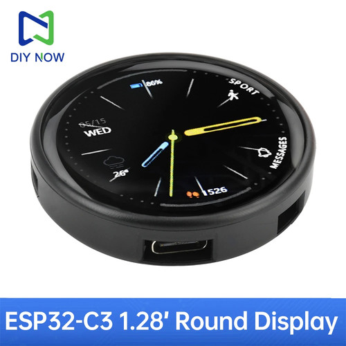 Esp32 round - esp32-c3, 1.28"