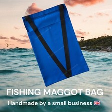Fishing Maggot Bag High Quality & Durable Plain / Carp Fishing + Free Uk P&P