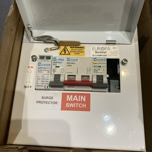 Europa fuseboard spd rcbo - fuseboard,