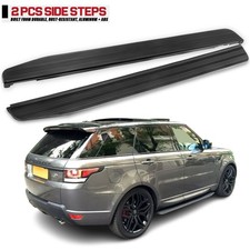 NEW ALUMINIUM Side Steps Running Boards for 2013-21 RANGE ROVER SPORT L494 L405