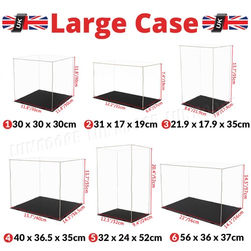 Large acrylic display case - acrylic,