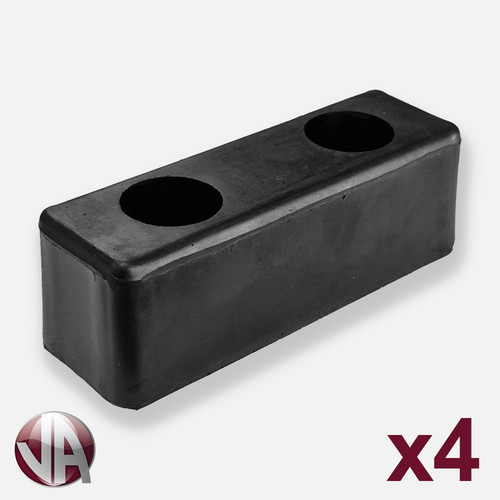 Rubber buffer x 2 - 4, 6"