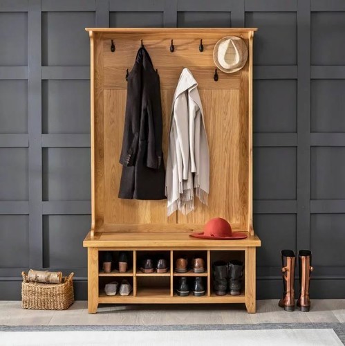 Shoe storage bench coat rack - bench,