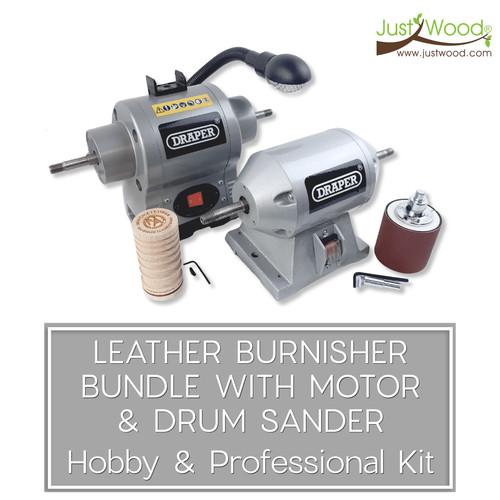 Leather burnisher bundle with - leather,