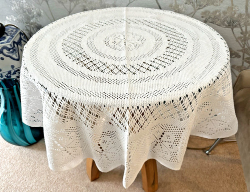 Vintage white cotton spanish - white,