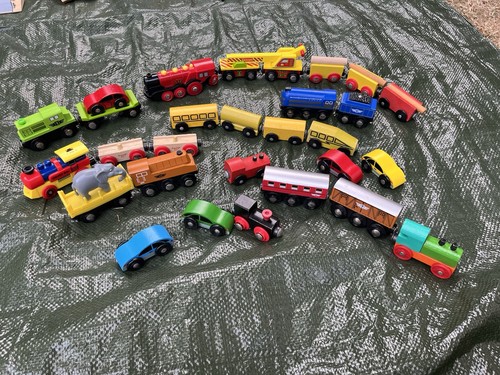 Brio wooden trains and - wooden,