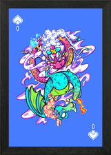 Queen of Spades Framed Wall