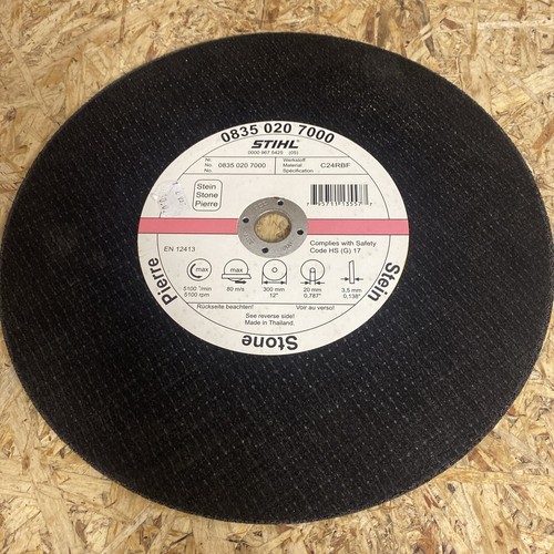 Stihl stone cutting - cutting, disc