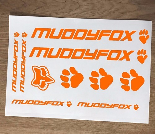 Muddy fox bike - muddy, stickers