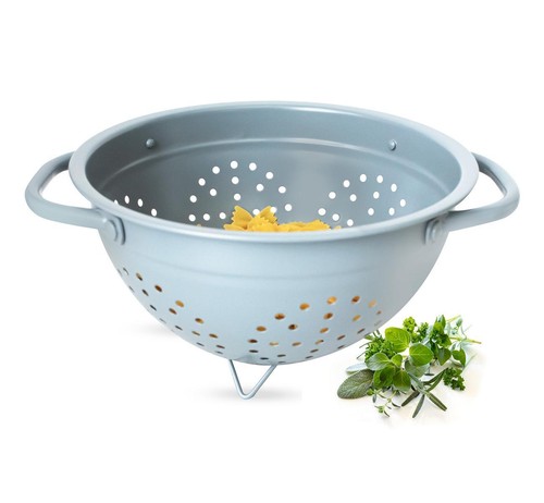 Colander enamel strainer - strainer, pasta