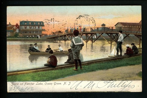 New jersey postcard - nj,