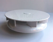 Small low profile rotary van roof vent White plastic ventilator van bus caravan