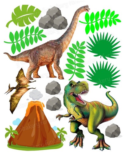 Dinosaur cake topper party - dinosaur,