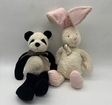 Charlie Bears Plush Bundle Fifi Little Organics Bunny Rabbit Pickering Panda