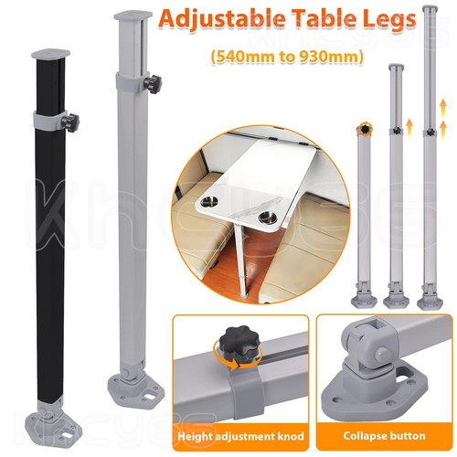 Adjustable table leg 54cm - adjustable,