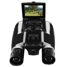 Wilderness Ready Lightweight 12x32 Digital Binoculars With Display Screen