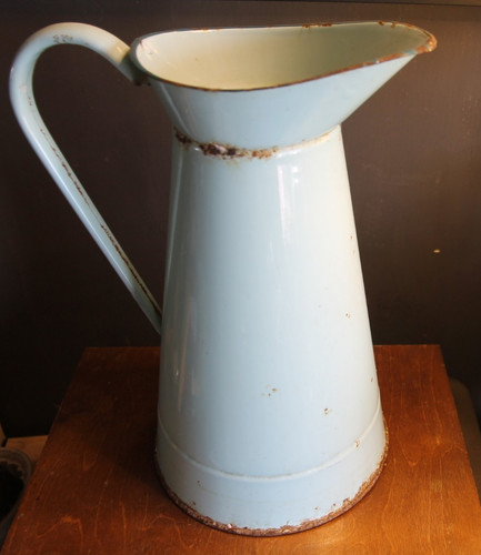 Vintage large french enamel - french,