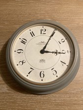 Laura Ashley Grey Wall Clock