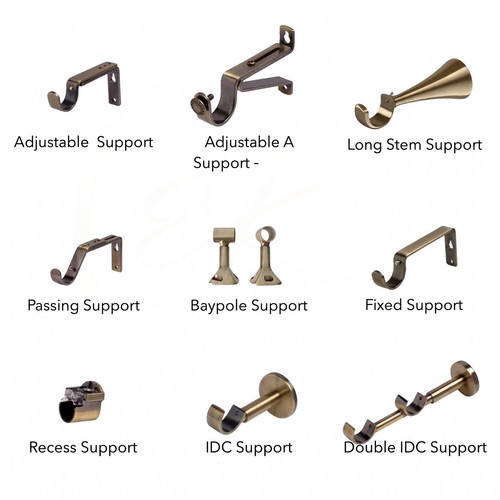 Curtain pole brackets - pole, 28mm