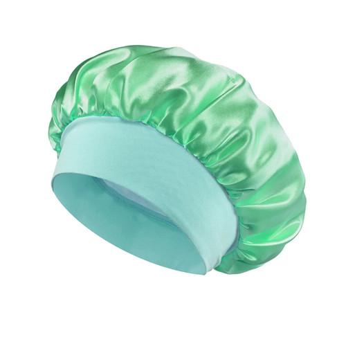 Satin bonnet hair cap - bonnet, silk
