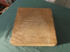 elm wood slab block  over 50 years old from a tree over 150years old 8"x 8" x 2"