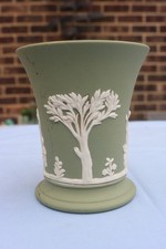 Wedgwood Green Vase Jasper