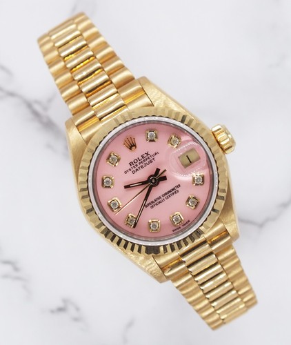 Solid gold ladies rolex - ladies,