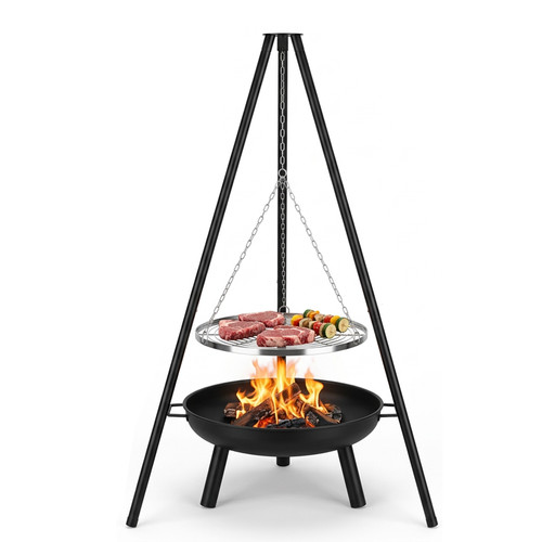 Tripod outdoor fire pit bbq - tripod,