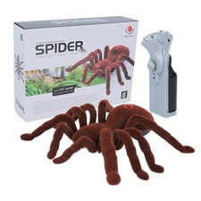 Remote Control Creepy Soft Scary Plush Spider Infrared RC Tarantula Kid Toys