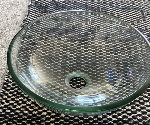 Clear glass basin - clear,