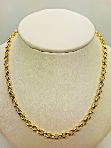 9ct yellow gold - 9ct, belcher
