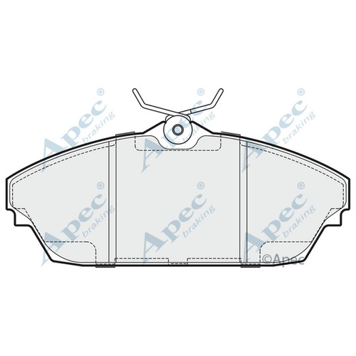 Brake pads set for - set, tata