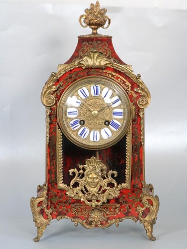 Antique french mantel clock - mantel,