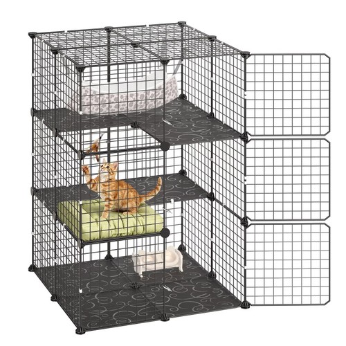 Tier cat cage spacious - cat,