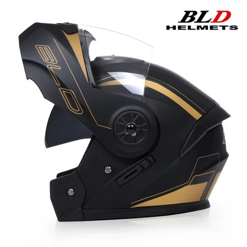 Flip motorcycle helmet - up,
