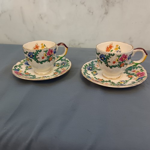 Royal cauldon cup saucer - royal,