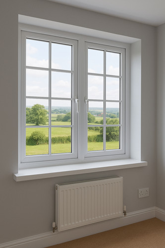 White upvc window - upvc,