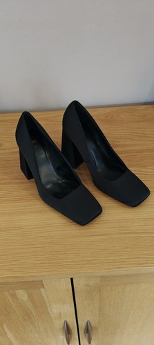 Zara black suede effect - black, suede-effect