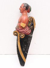 Vintage Carved Wood Ship's