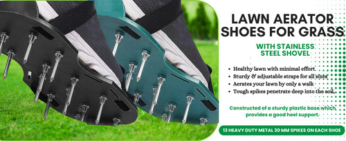 Lawn aerating spiked - lawn,