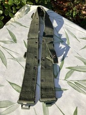 British Army 44 Pattern Webbing Belt Green Jungle WW2 Type 1967 NOS 39.5” Max