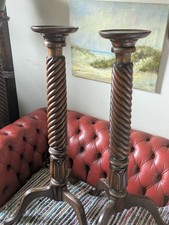 Pair of Solid Mahogany