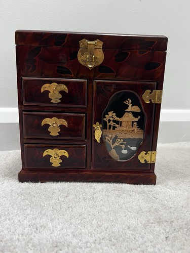 Vintage chinese lacquered - vintage,