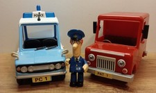 Postman Pat Figure And Larger Vehicle Bundle Er Plc 2003 2006 4" Figure Pc Selby