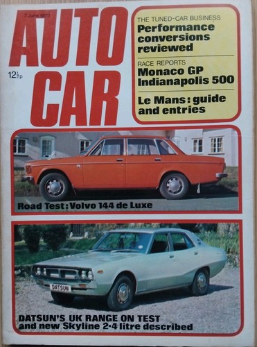 Autocar june 1973 volvo - june,