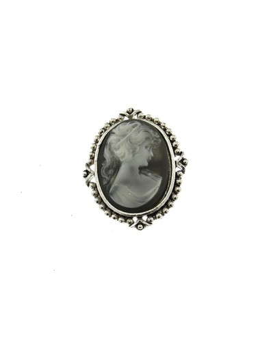 Elegant cameo brooch - elegant,
