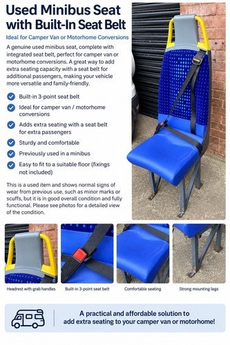 Minibus seat with - minibus,