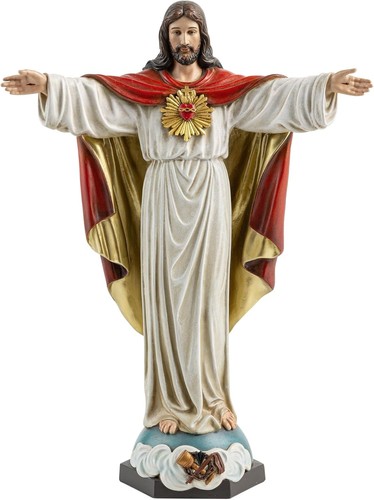 Sacred heart jesus - statue,